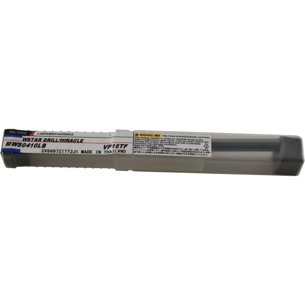 NEW Mitsubishi MWS0410LB VP15TF 4.1mm 5xD WSTAR Solid Carbide Coolant Drill