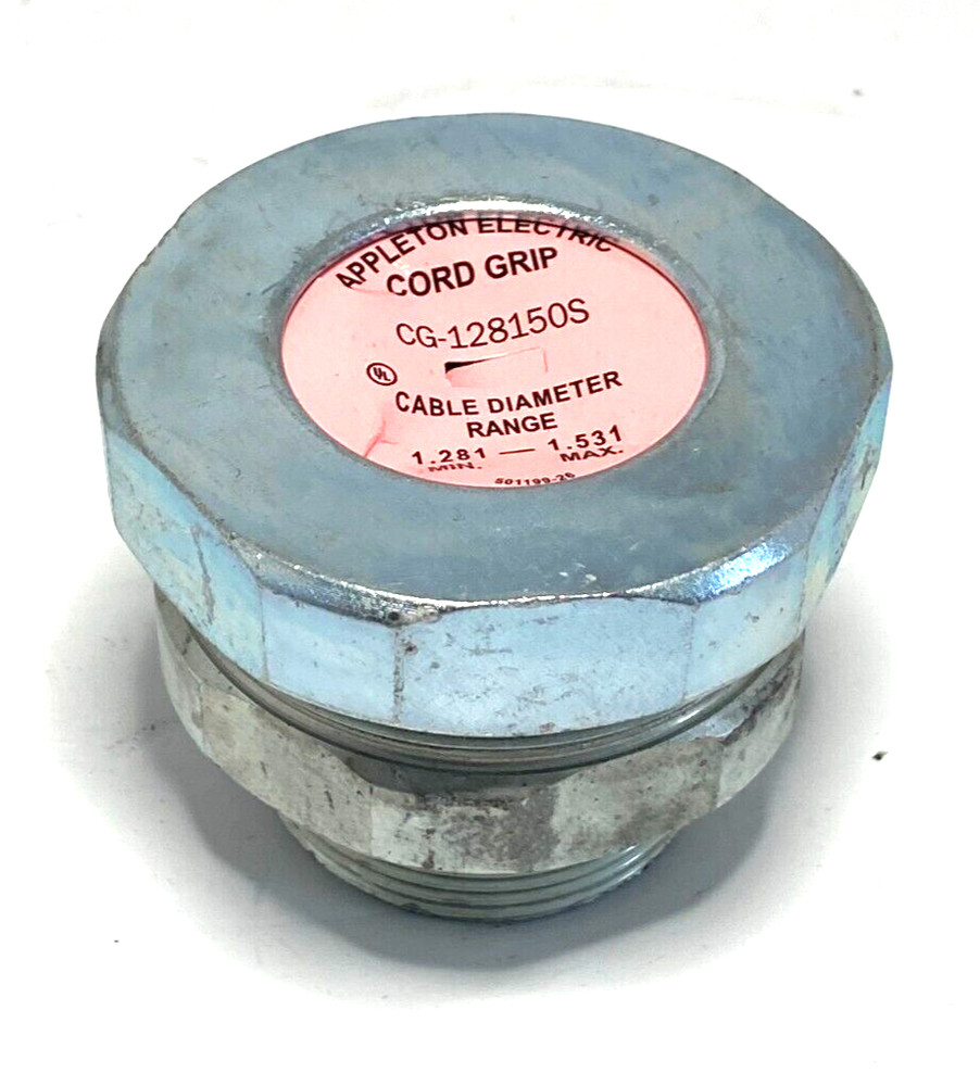 APPLETON ELECTRIC Cord Grip CG-128150S Cable Diameter Range 1.281″-1.531″
