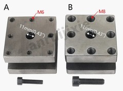 Lathe Four-position tool post 60mm/Tool Holder/Square Tool Post Rest WM210V