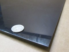 Nylon 6/6 Extruded Sheet Black (3/16″) – .188″ x 12″ x 24″
