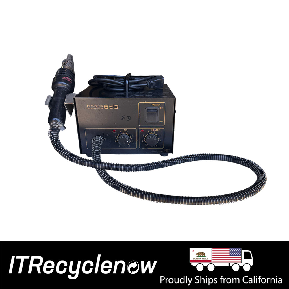 Hakko 850 SMD Hot Air Rework Station BGA Desoldering 120V 280W w/ Wand & Stand