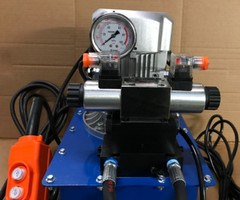 Electric Hydraulic Pump Double Acting Pump 5000 to 10000 PSI 8L Solenoid Valve