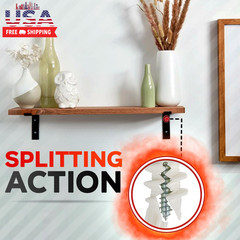 120Pcs #8 Self Drilling Drywall Anchors and Screws Kit #8 X 1-1/4”- Superb Wall