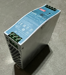 MEAN WELL EDR-120-12 DIN RAIL POWER SUPPLY OUTPUT 24VDC 10A INPUT 100-240VAC