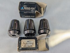 REGO-FIX ER25-GB COLLET Qty 3 Open Box