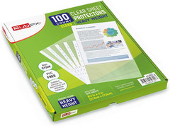 Heavyweight Sheet Protectors, Holds 8.5 X 11 Inch Sheets, 9.25 X 11.25 Inch