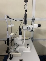 Lumenis Novus Varia Tricolor Ophthalmic Laser paired with SL950LM Slit Lamp 1000
