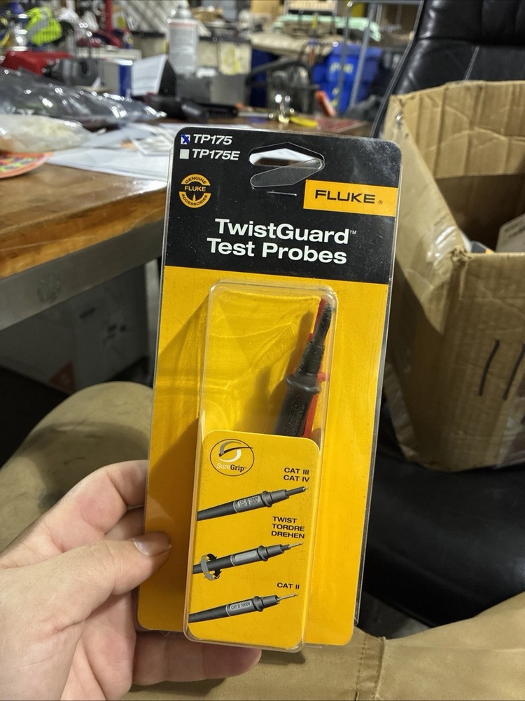 Fluke TL220 SureGrip Industrial Test Lead Set – NIP ( get both for low)