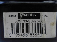NMTB30 JACOBS 25mm ID SOLID END MILL TOOL HOLDER 25.0 JCNT30XSLN25-80 M12x1.75