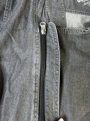 Urban Chef Works Jacket Men’s 2XL Gray Cotton Chef Coat Utility