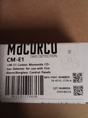 Macuro CM-E1 Carbon Monoxide Gas Detector