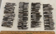 Lot of 100 plus Assorted Machinist Taps Made In The USA, READ Description M0939
