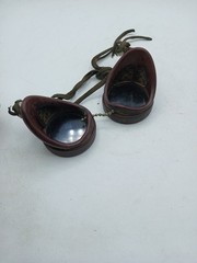 Pair Of Vintage Welders Goggles Airco Steampunk Removable Lens Cool Design