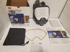 NEW! 3M Reusable Full Face Respirator Facepiece Construction Riot Gas Mask SMALL