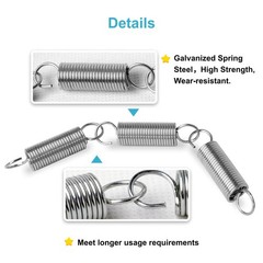 99PCS Extension Spring Assortment Kit, 12 Sizes Small Tension Springs