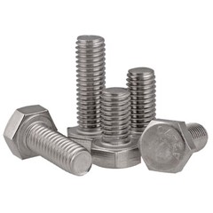 M12 – 1.25 Fine Thread 304 Stainless Steel Hex Bolts Hexagon Head Screws DIN 933