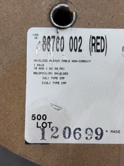 Belden 88760 18AWG 1pr Twisted Pair Beldfoil Shield FEP Jacket**500 FT**