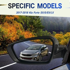 Passenger (Right) Side Mirror Compatible with 2017 2018 Kia Forte with Heated/Po