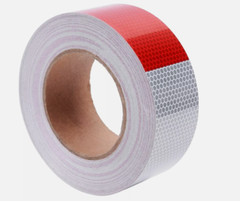 Conspicuity Tape DOT-C2 Approved Reflective Trailer Red White 2”x150’ -1 Roll