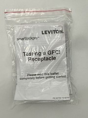 Leviton PFGF1-BN Pop-Up Floor Box TR GFCI 15A 125V Brushed Nickel Self-Test