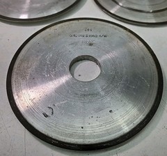 Lot of 3-DPI Diamond 6 “x 1.25” Type 12-Dish Diamond Grinding Wheel-USA-BB