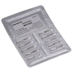 House Brand Dentistry 401733 HSB FG 863-010C Flame Coarse Grit Diamond Burs 10Pk