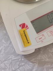 OHAUS SPX222 SCOUT PORTABLE BALANCE | 220g X 0.01g (MISSING 3 LEVELING FEET)