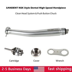 NSK Style dental high speed handpiece push button type turbine 4 hole SANDENT Dr