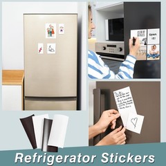 24 Inch x 10Ft, 25 Mil Blank White Surface Magnet Sheets Magnetic Roll Printable