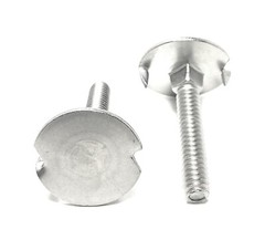 (10) 1/4-20×1-1/2 Stainless Steel Fanged Elevator Bolt Square Neck (15/16 Head)