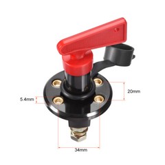DC 60V/400A Rotary Battery Disconnect Isolator Power Cut OFF Switch for Trucks