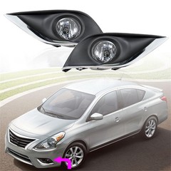 Front Fog Lamp Pair Replacement for 2015-2018 Right Left Side with Switch Wiring