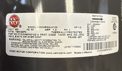 US Motors Berner 011F2048F4X18Z-A Replacement Motor, 1/2 HP, 1680 RPM, 480V AC