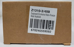 ZURN Z1310-3/4X8 Exposed Ecolotrol Wall Hydrant Auto-Draining Non-Freeze 3/4″ 8″