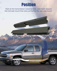 Full Center Frame Rust Repair Kit Fit for 2007-2014 2Nd Gen Chevy Silverado & 3R