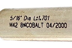 5/16 COBALT 4 FLUTE LONG END MILL MADE IN UNITED KINGDOM NEW 1 PIECE