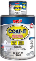 5400040 Coat-It Waterproof Epoxy Sealer & Protector – 2 Lb Kit, Dark Gray