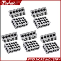 5 MATCHED PAIRS ULTRA PRECISION 1-2-3 BLOCKS 23 HOLES .0001″ MACHINIST 123