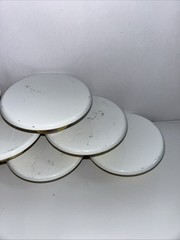 (9) Viking 23174MA/W Mirage Concealed Large Cover Plate Assy White