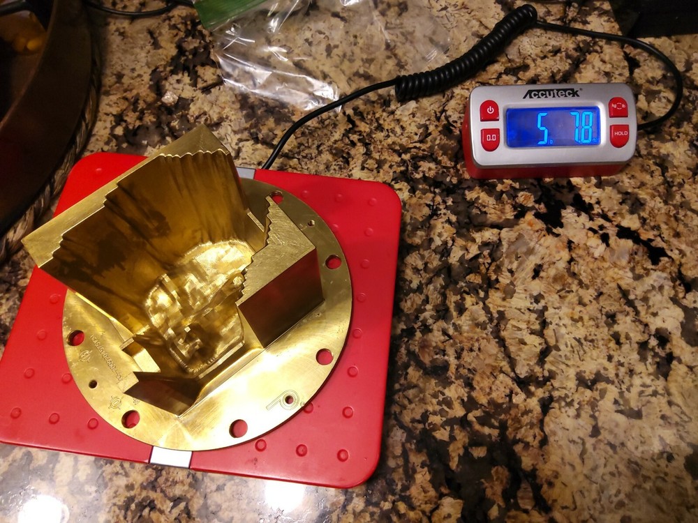 Vintage BRASS 5 pounds 7 oz., Aircraft Manufacturing Brass