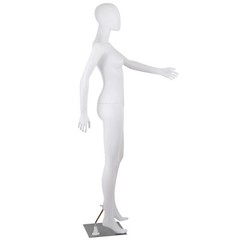 70” PP Female Mannequin Full Body with Metal Base and Adjustable Head Arms Legs