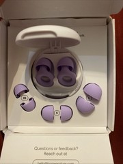Loop Quiet 2 Earplugs for Noise Reduction Violet Open box