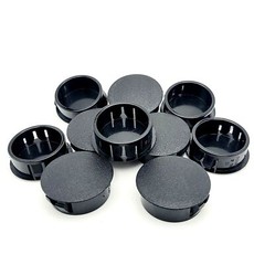 1 1/8″ Auto Truck Bumper Plugs Black Sensor Hole Locking Cover 1 1/4″ Top 4 Pack