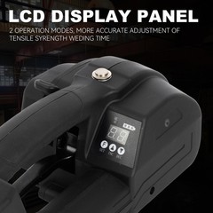 U.S. Solid Electric Strapping Machine 1/2-5/8 in PP PET 2×4.0Ah 0.6-1.2mm LCD