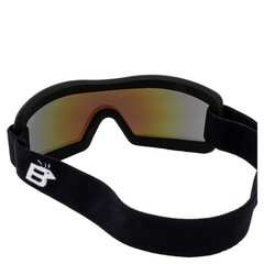 Birdz Wren Skydiving Snowboarding Motorcycle Riding Goggles Blue Mirror Lens