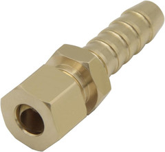 2PCS Compression Fitting 5/16″ Tube OD to 3/8″ Hose Barb Transmission Cooler Fue