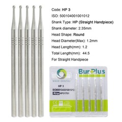 Wave Dental Round HP Carbide Burs Surgical Straight Handpiece Bur HP 8 6 4 2 10