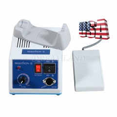 Lab MARATHON III 35,000 RPM Electric Micromotor /Contrangle /Straight Handpiece