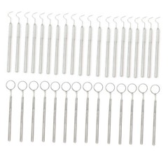 50 Pieces Inst. Basic Dental Set 25 Mirror #5 and 25 Explorer #23 Economy Grade