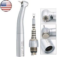 COXO Dental Fiber Optic LED High Speed Turbine Handpiece fit KAVO Coupler 6 Pin